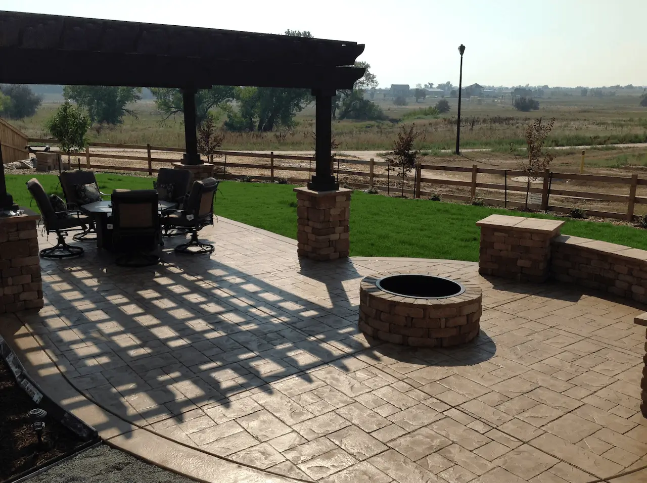 Omni Landscape & Sprinklers - Stamped Concrete - Projects Omni Landscape & Sprinklers - Stamped Concrete - Projects