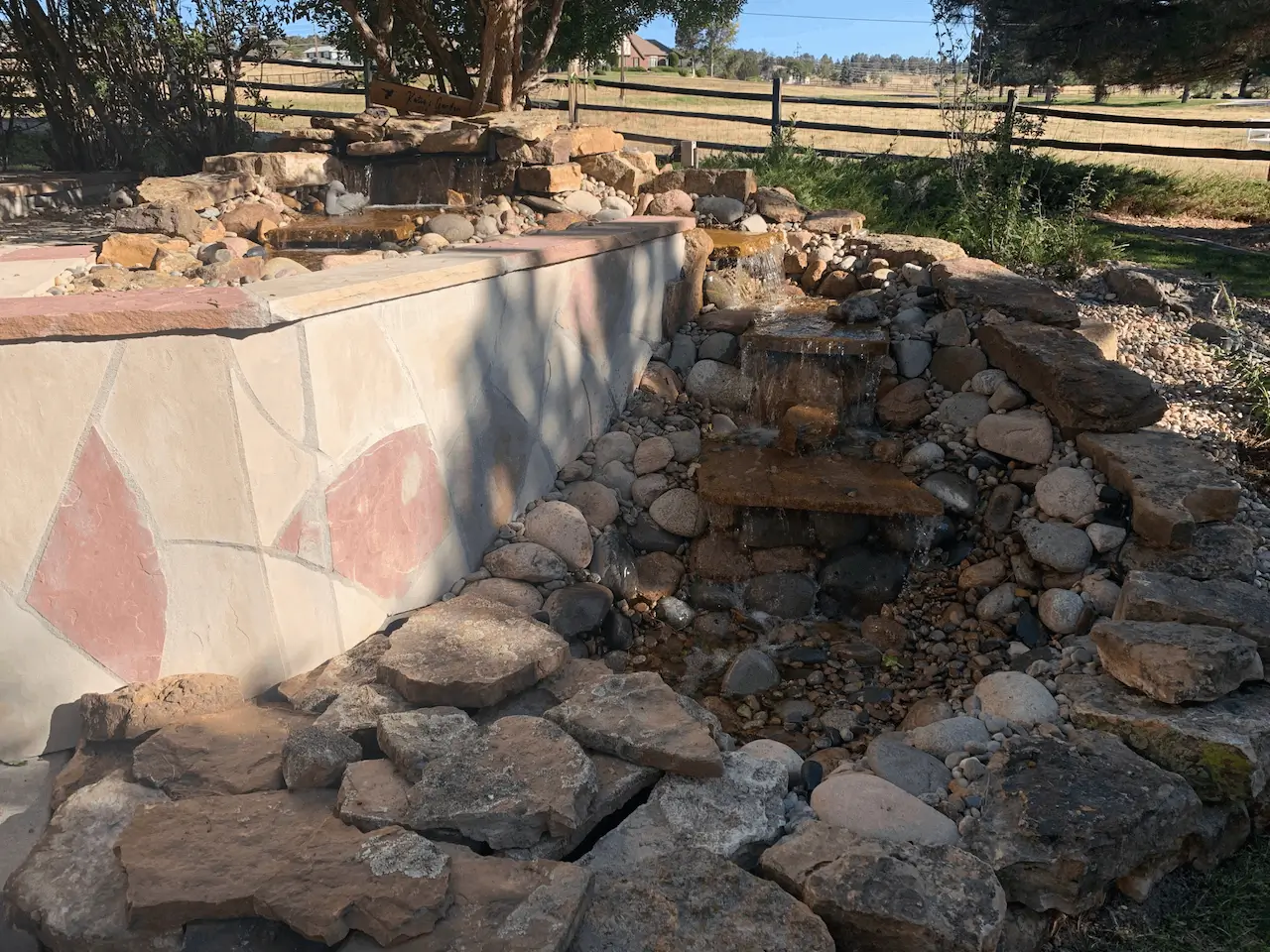 Omni Landscape and Sprinkler - Water Feature - 2 Tiered- Bottom